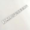 3D ABS Chrom Kompressor Buchstaben Logo Abzeichen Emblem Heckklappen Aufkleber CLK SLK SL CLS ML GL A B C E S-Klasse