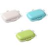 Travel Friendly Mini Portable 8 Grids Wheat Sealed Medicine Organizer Container Tablets Storage Dispenser Box