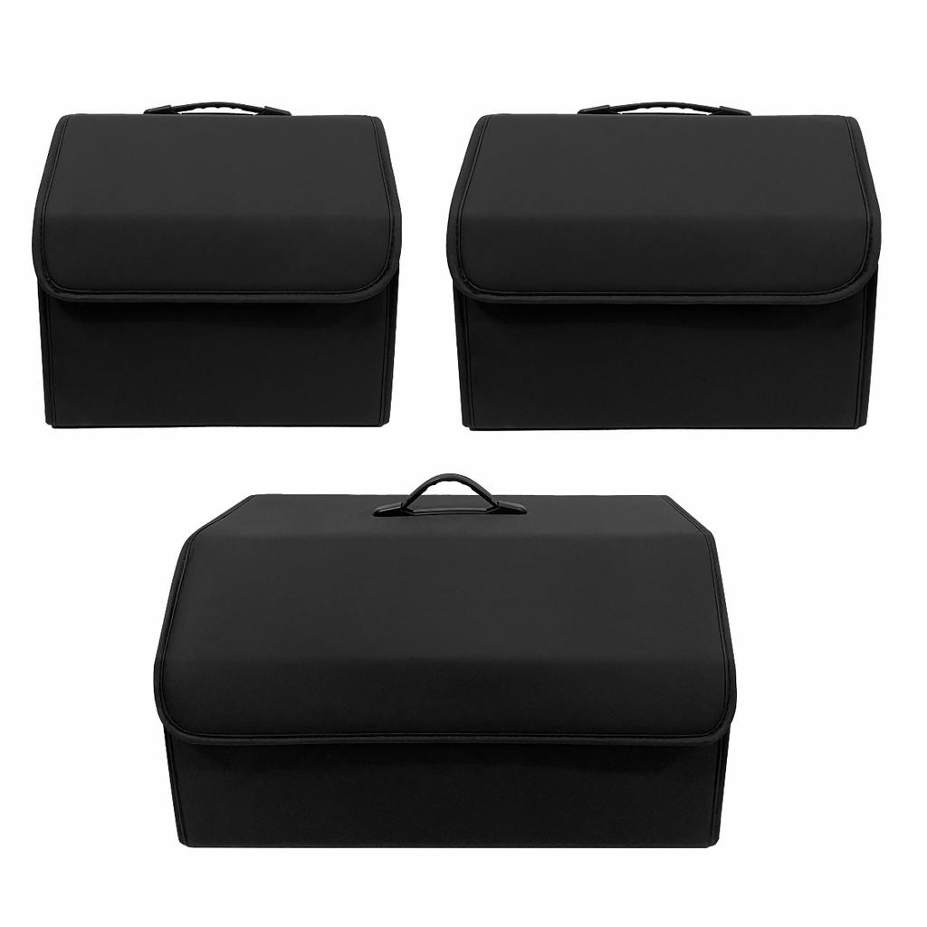 Scatola Portaoggetti in Pelle PU Multiuso Pieghevole Organizzatore per Bagagliaio Auto Organizzatore Bagagliaio Auto Riporre Sistemare Accessori Auto