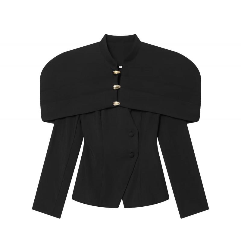 Womens Slim Fit Tailored Blazer Jacket