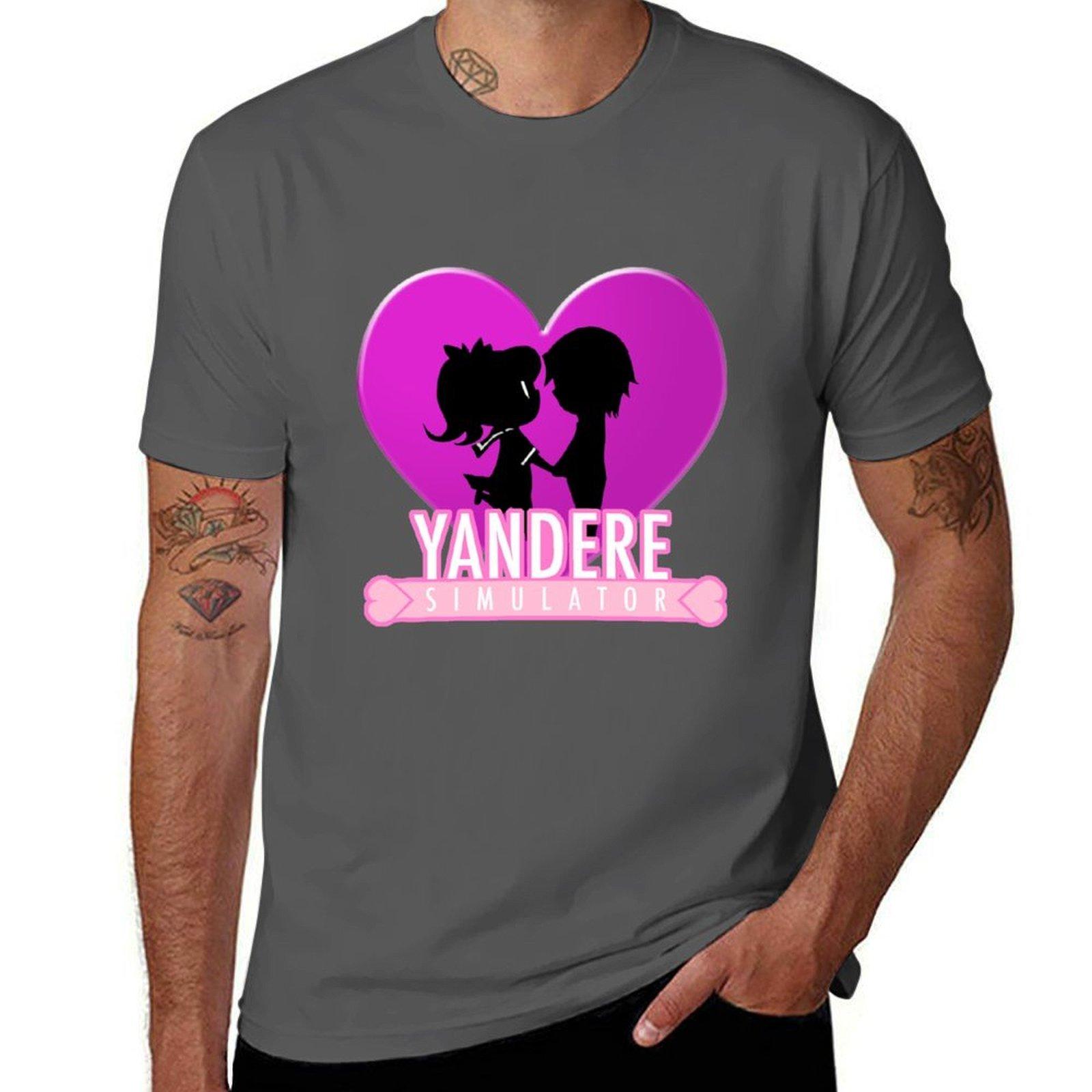 

Yandere Simulator - Yandere Love Print T-Shirt g man t shirts for men t shirt men 100% cotton luxury brand T-Shirt 4XL