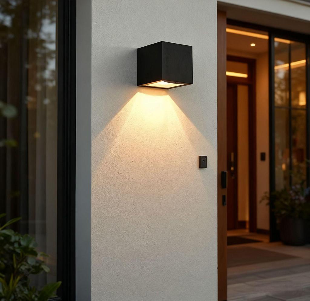 Waterproof Outdoor LED Solar Wall Lights for Garden and Patio Decoration