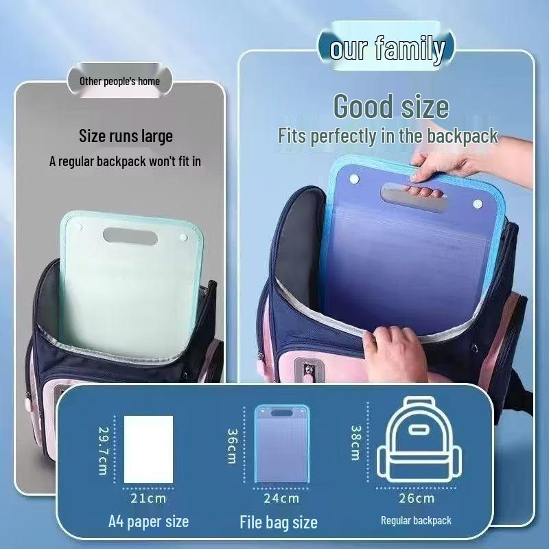 A4 Vertikaler Akkordeon-Ordner mit 13 Fächern - Aufbewahrungstasche mit großem Fassungsvermögen für Testpapiere