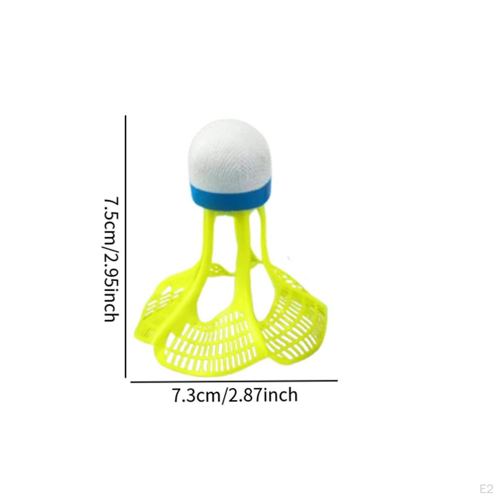 3x Windproof Badminton Stable Exercise Shuttlecocks Shuttles for All Levels Player Parks