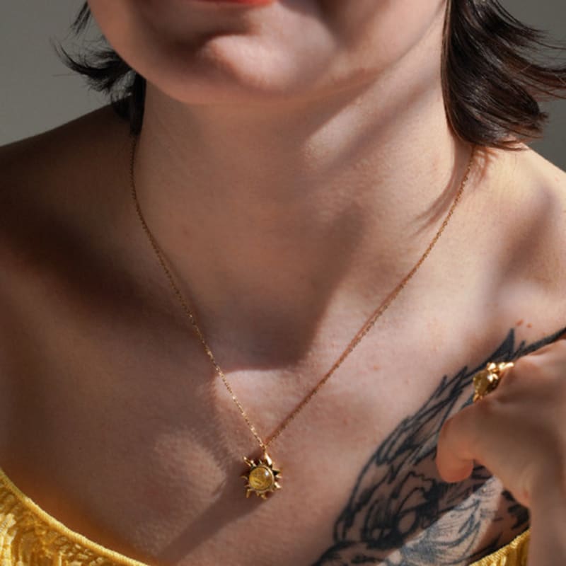 OVERGREY Apollo eye Necklace - Gold