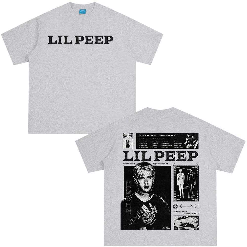 

Rapper Lil Peep Hellboy Crybaby Graphic T Shirts Men Women s Vintage Hip Hop Short Sleeve T-shirt Fashion Casual Oversized Tees 4XL