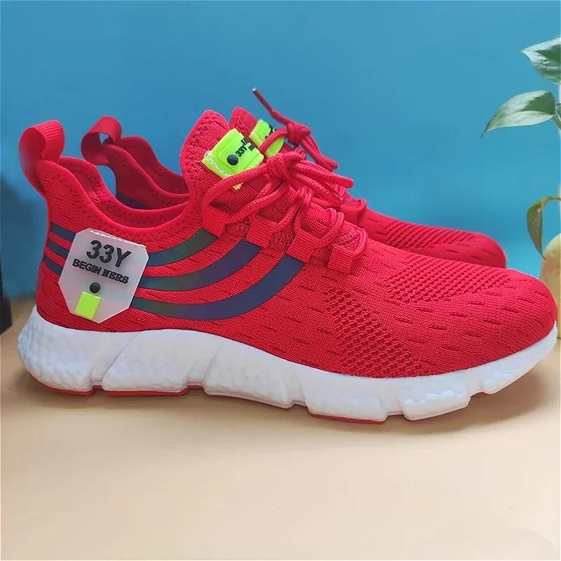 Women's New Fashionable Mesh Shoes Casual Fashionable Sports Shoes Breathable Soft Comfortable Outdoor Track Field Jogging Shoes
