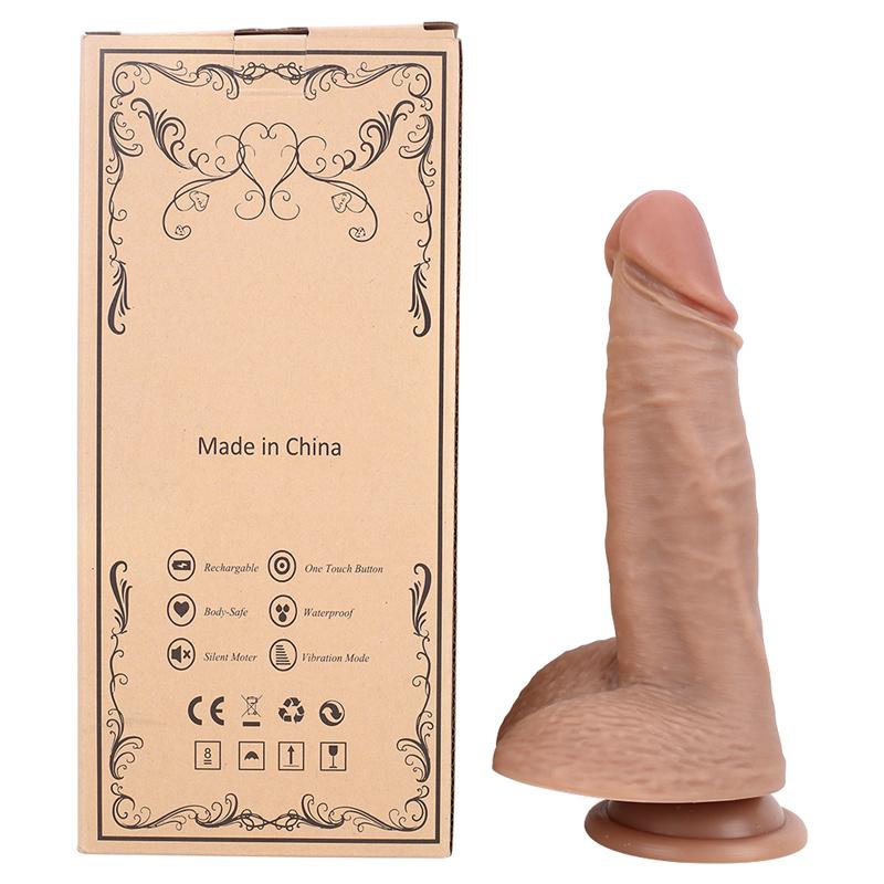 Large and Small Egg Liquid Silicone Double Hardness Imitation Penis Feels Good and Looks Good for Adults