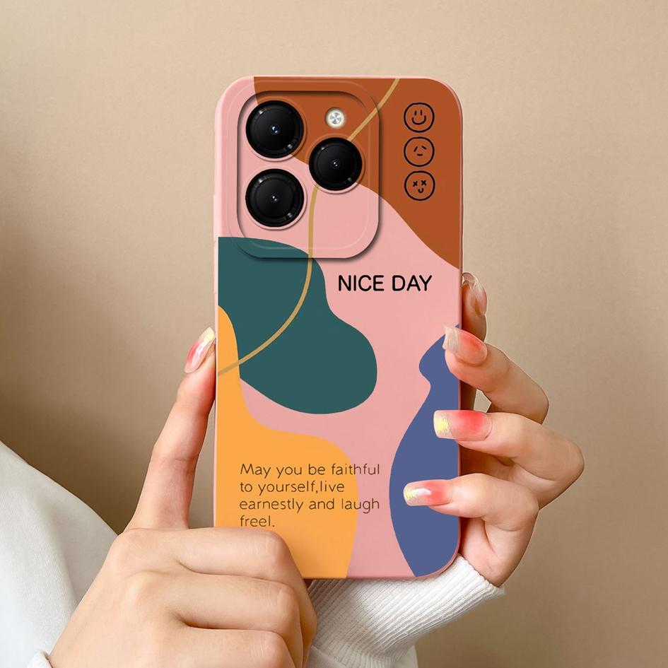 Etui na telefon do Infinix Zero 30 Hot 40 Note 40 Pro+ GT 20 Pro Itel RS4 4G Modny wzór w kratkę Wysokiej jakości silikonowy miękki antypoślizgowy luksusowy pokrowiec