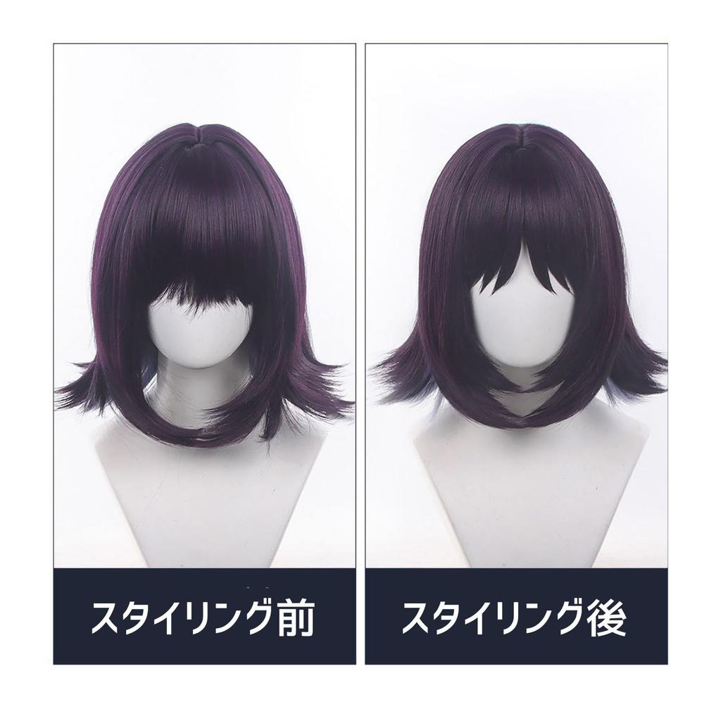 [milky time] Super Kaguya-hime! Sakayori Iroha Cosplay Anime Tsukuyomi IroP Kimono with Wig (L, Wig + Costume)