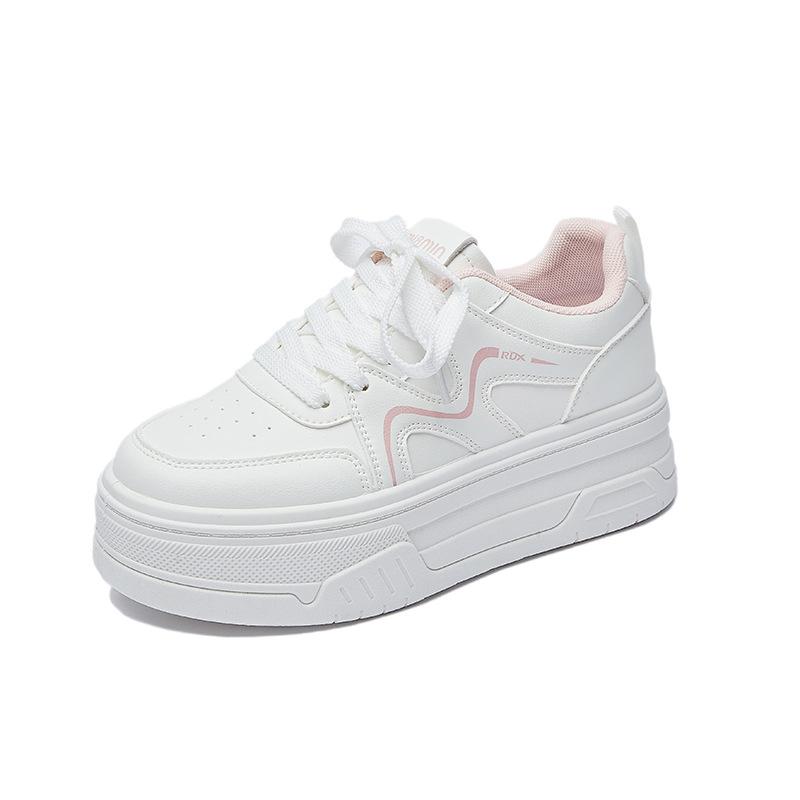 Fashion Womens Platform Sneakers 2025 Summer New Korean Version Comfort Breathable Casual Board Shoes Fashion Trend Running Shoes Women