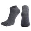 Fünf-Finger-Yogasocken aus gekämmter Baumwolle für Damen, rutschfeste, professionelle Pilatessocken für den Innenbereich, Tanz, Fitness, Sportsocken aus Silikon