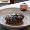 Yixing Purple Clay Color-changing Crab Tea Pet Luxury Flowerpot Landscaping Tea Figurine Play Toys Tea Statue Ornaments Gift
