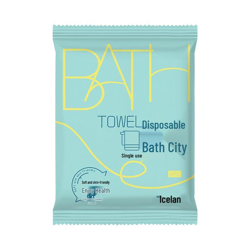 Individually Wrapped Disposable Travel Towels - Enlarged & Thickened for Bath or Face Wash