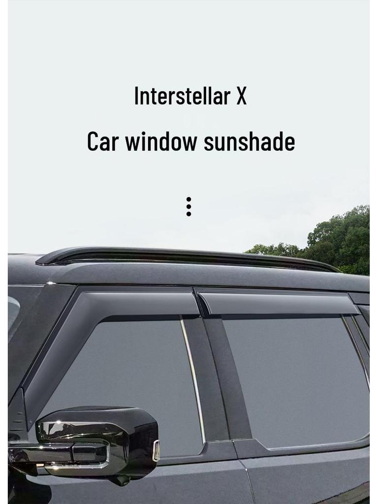 SAIC MAXUS Star X Pickup Truck Rain Guards: Rain Eyebrows, Sun Visors, Window Shields, Car Modification Accessories