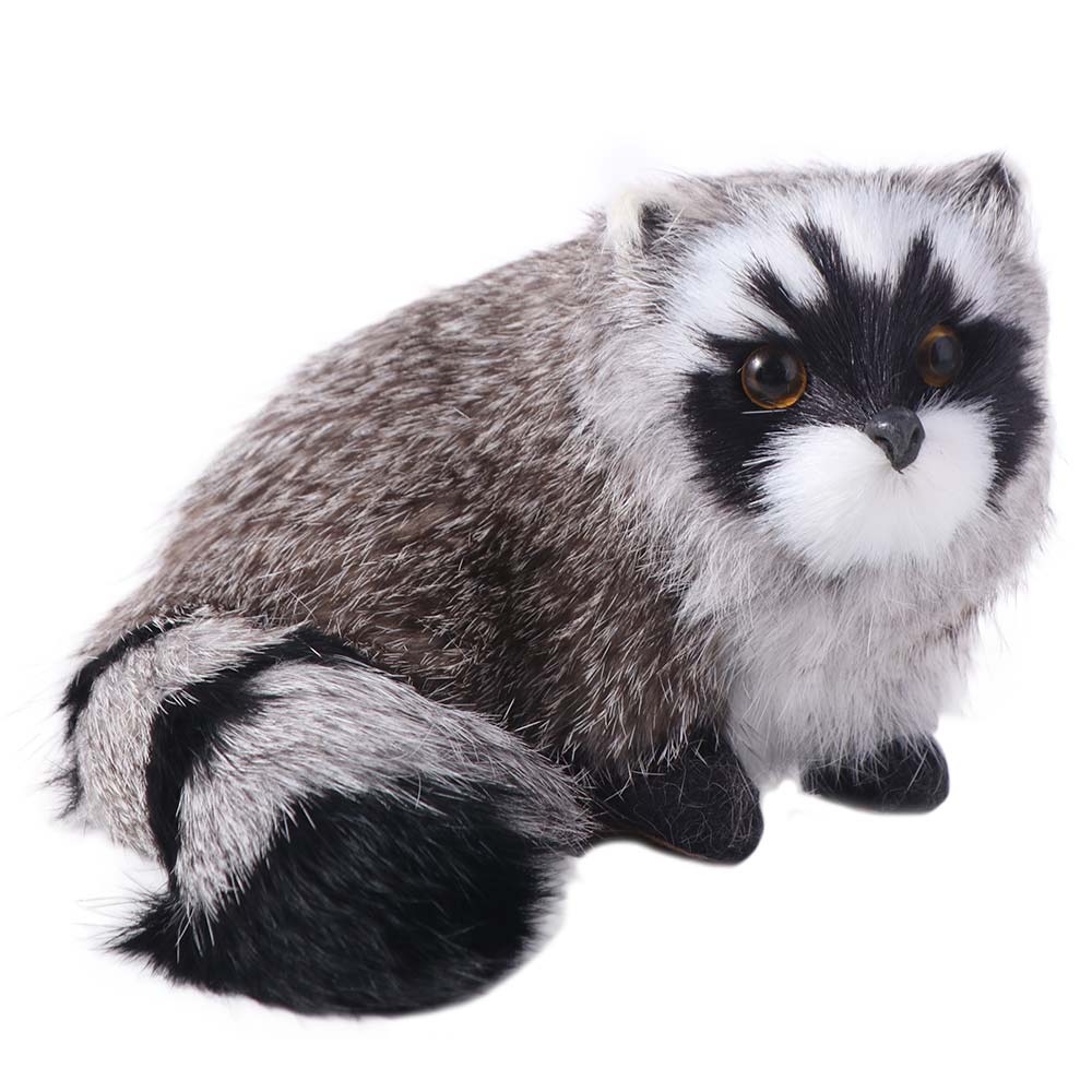 Animal Model Raccoon Figure Educational Simulation 3D Raccoon Simulation Raccoon Model  Art Craft