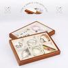 Multi-Grids Earrings Display Tray Velvet Jewelry Box Wooden Holder  Jewelry Storage Box