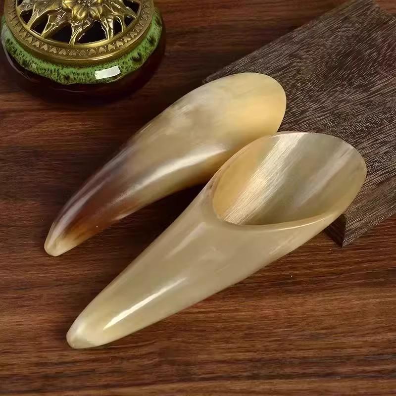 1/2Pcs Natural Buffalo Horn No Stress Guasha Massage Tool Gua Sha Massager Scraping Board Acupuncture Spa Therapy