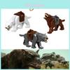 Blocos de Construção Série Animais Partículas Pequenas Para Crianças Tigre Urso Polar Cão Urso Elefante Veado Lobo Material Plástico ABS