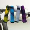 1Pair TPR Rubber Ergonomic Comfortable Mountain Bike Handlebar Grips Anti-Skid Shock-Absorbing Bicycle Handlebar Cover