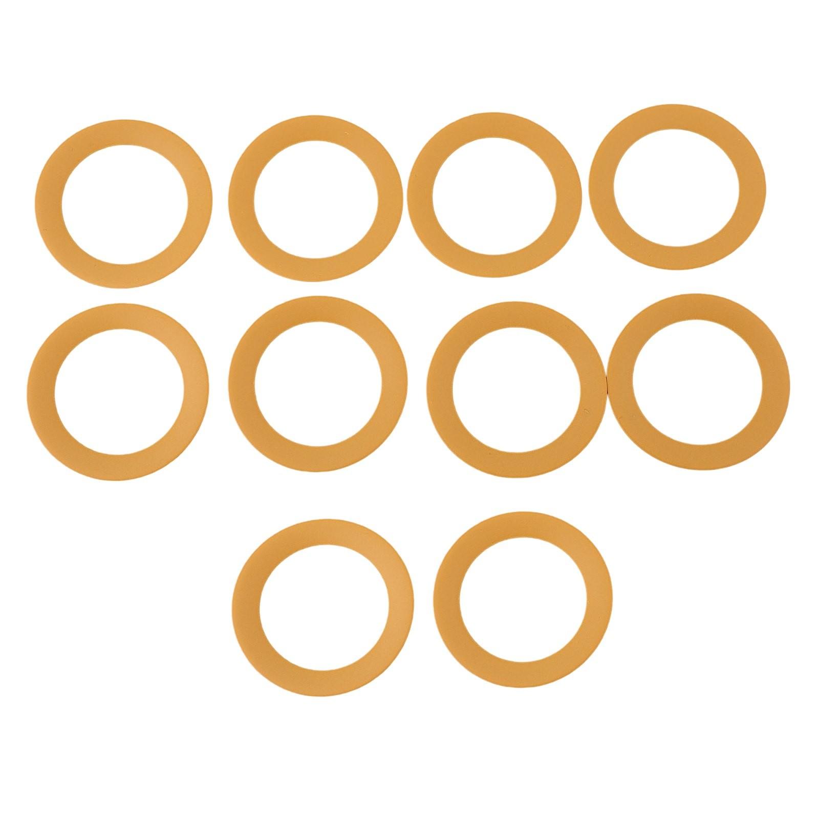 

10PCS Rubber Bowl Rings For Silent Oil-free Air Compressor 550 / 600 / 750W