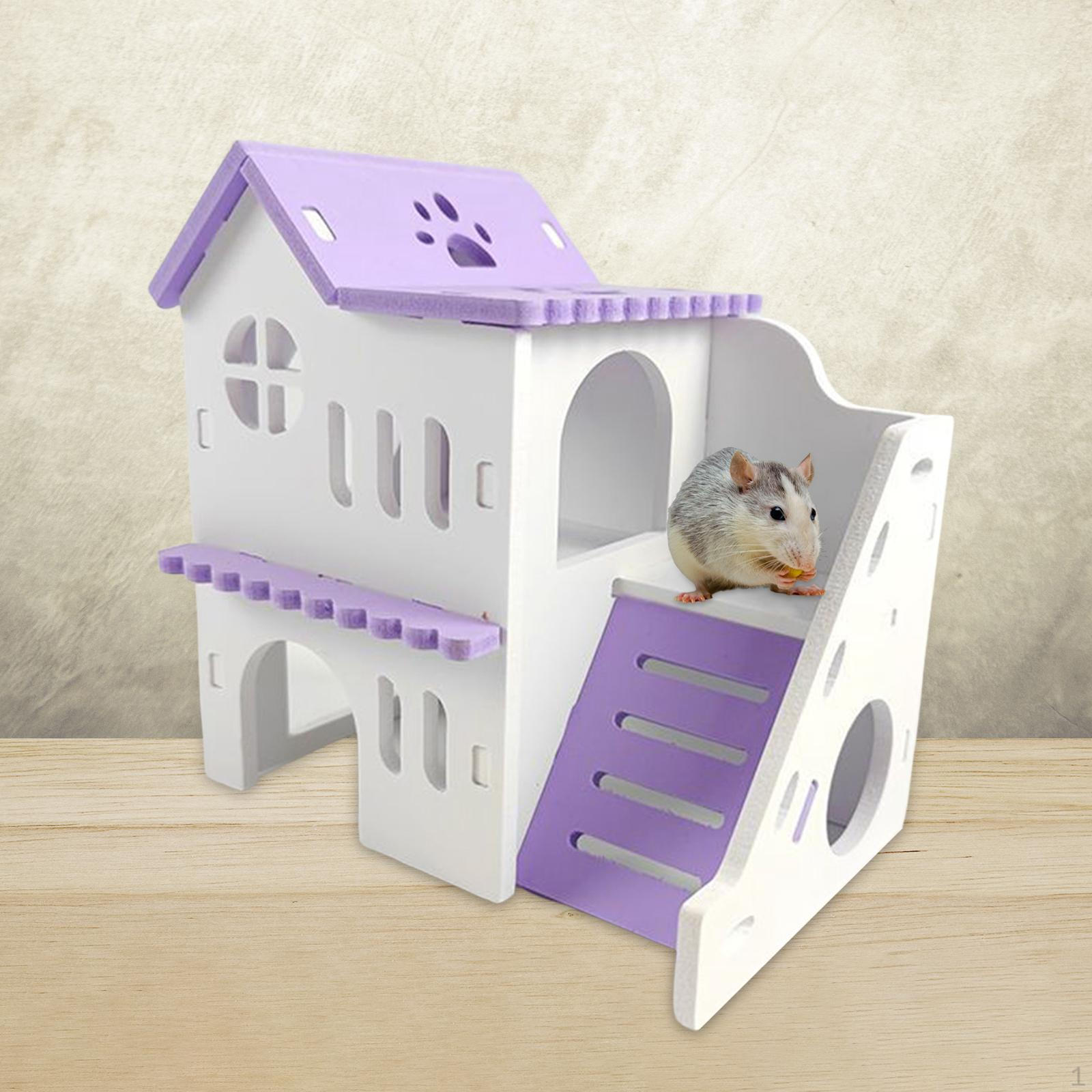 

Deluxe Hamster Villa Hideaway with Climbing Structure Фіолетовий