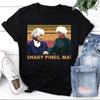 Camiseta Vintage Shady Pines Ma The Golden Girls Sophia Petrillo Dorothy Zbornak Vintage Ligeiramente Esticada Homem