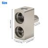 Universal Car Audio Modified Wire Power Supply O-Type Terminal Block Aluminum Alloy Connector Auto Audio Amp Input Reducer