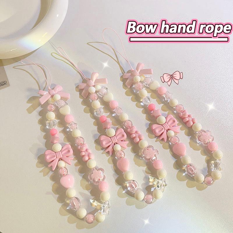 

Мультяшный бант для мобильного телефона шнурок для телефона анти-потеря цепи для женщин девочек милый мобильный телефон подвесной шнур аксессуары