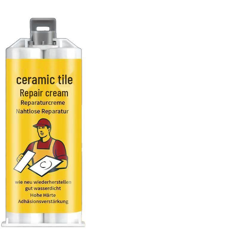 Tile Repair Paste: Seamless, Waterproof Glaze for Floors - Fills Cracks, Holes, and Gaps with Perfect Color Match