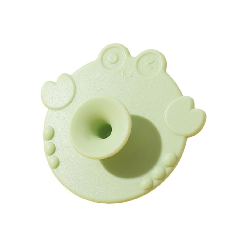 Multifunctional Infant Silicone Cleaning Brush Safe Bath Massage Tool Cute Cartoon Design for Baby Comfortable