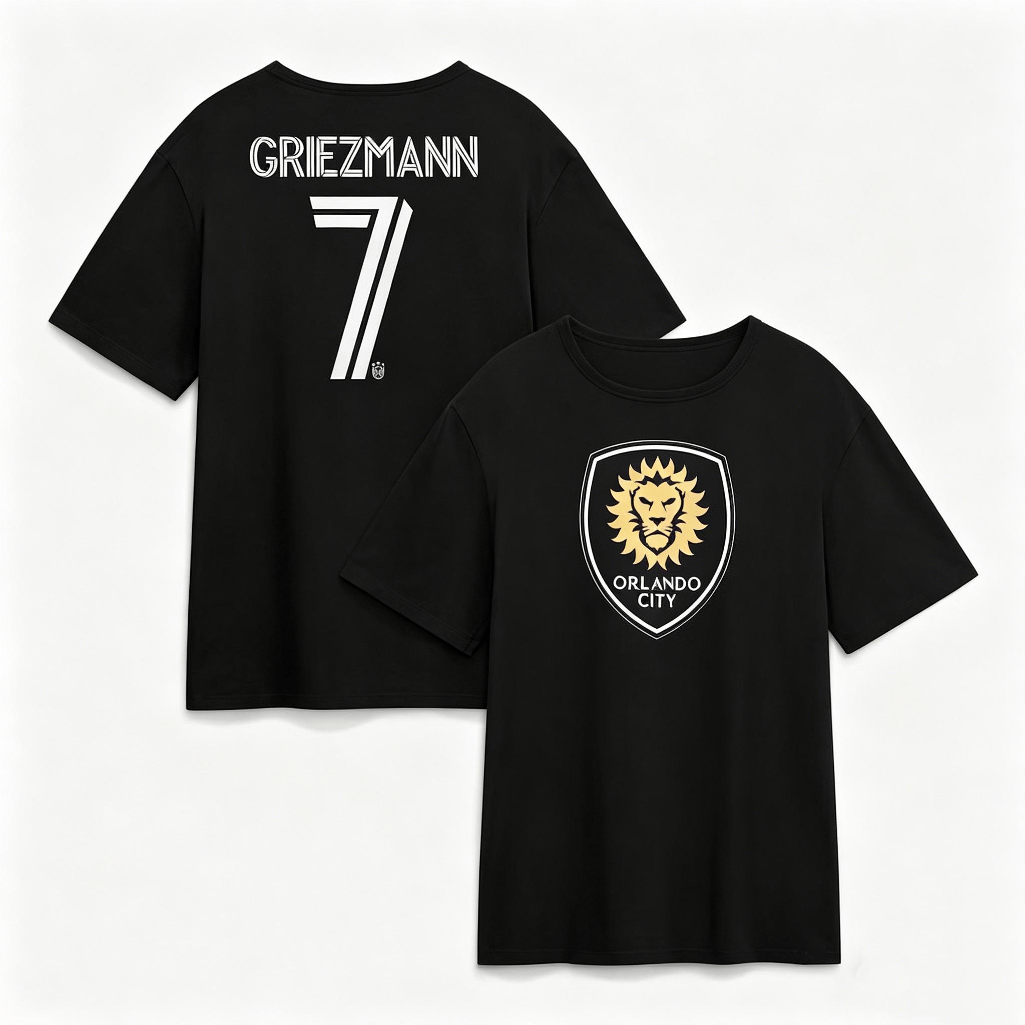 

Antoine GriezUnisexn Orlando City Graphic 2026 shirt Unisex Cotton Y2k Oversized Popular Unisexs Womens TShirt Football Fans Tee S