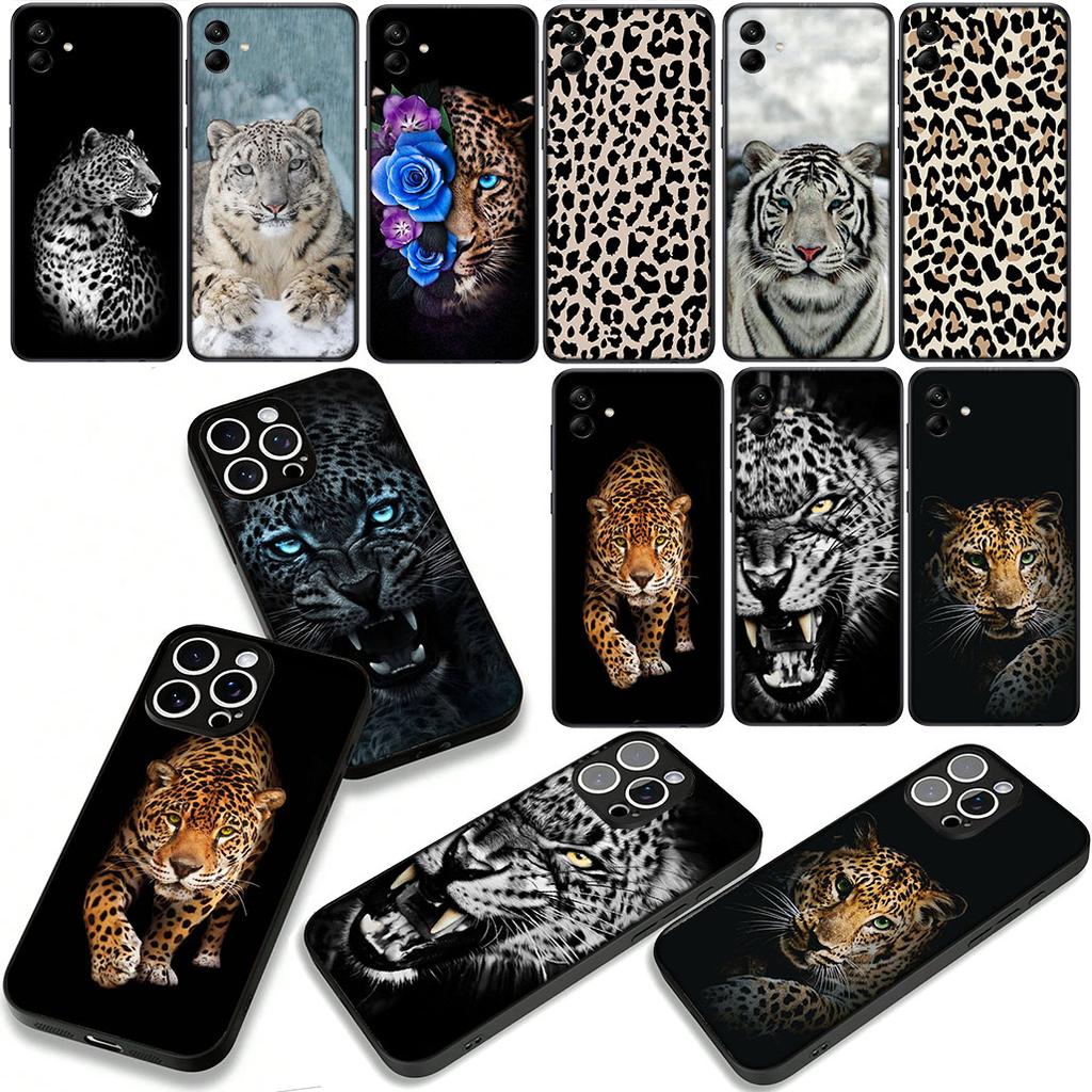 Cover for Samsung Galaxy A07 A13 A12 A14 A23 A42 A50 A51 A52 A53 A70 A71 A72 A21S A04 Note 20 9 8 10 Case Snow Leopard Animal