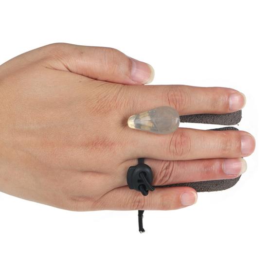 Łuczniczy ochraniacz na palce Odporny na zużycie Antypoślizgowy Dodatek Sprzęt do ćwiczeń strzeleckich Ochraniacz na palce