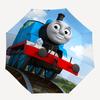 Train, Engine Themed Automatic Opening and Closing Umbrella, Compact Travel Umbrella, Lightweight and Portable, Suitable for Beach Commuting