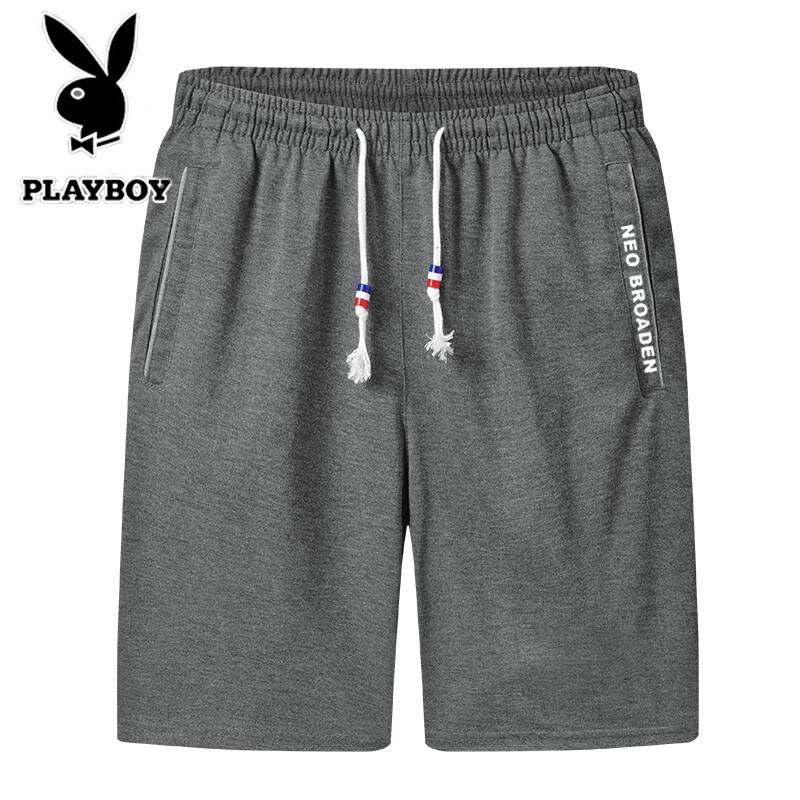 

PLAYBOY Men s Summer Loose Quick-Dry Beach Shorts 3XL