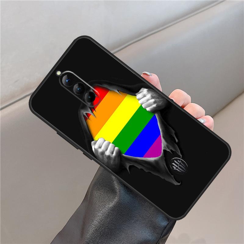 Gay Pride LGBT Rainbow Flag Case For ZTE Nubia Red Magic 10 Air 10S 9S 8S 6S 7S Pro For RedMagic 8 9 10 11 Pro Plus Cover