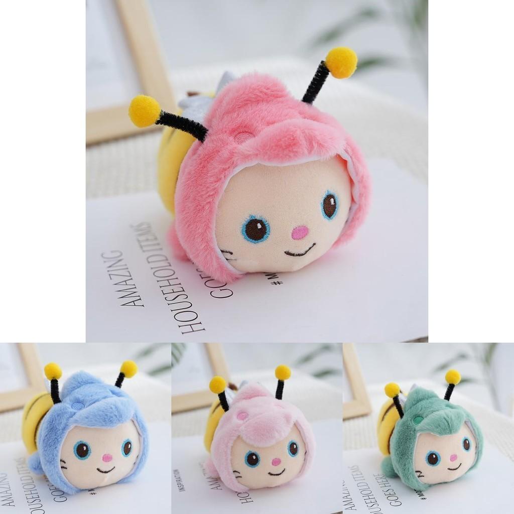 Adorable Dinosaur Plush Keychain Cute Cartoon Stuffed Animal Bag Charm Fluffy Soft Toy