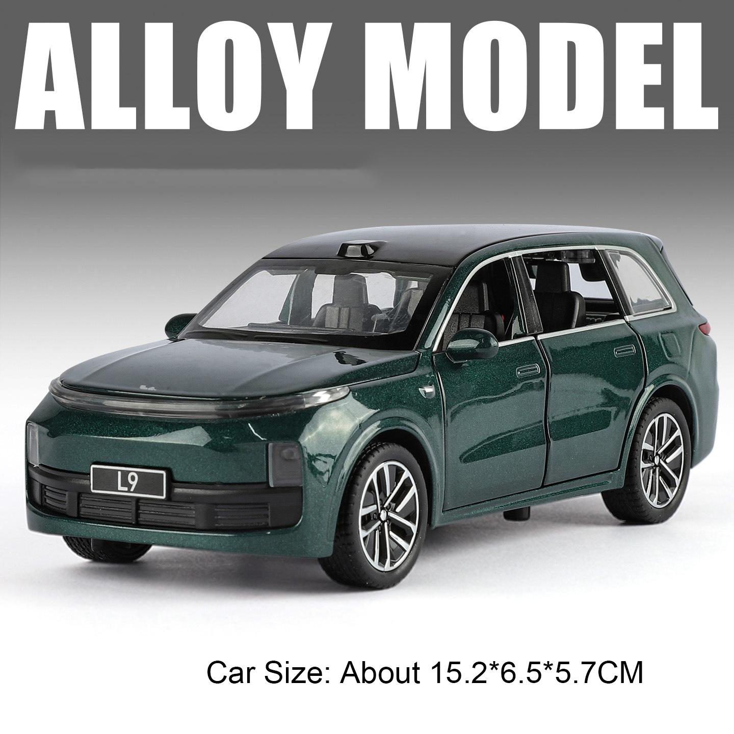

Scale 1:32 L9 ES8 Car Model Toy Alloy Die-cast Rubber Tires Music Light New Energy Vehicle Models Ornaments for Kids Boys