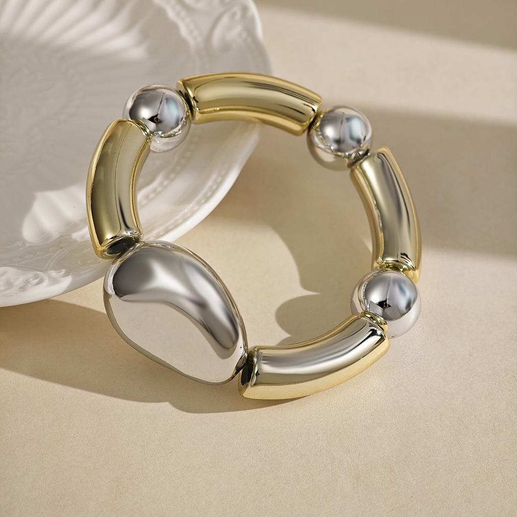 Fashion Personality New Round Beads Niche Design Bracelet Exaggerated Irregular High-End Bracelet Women