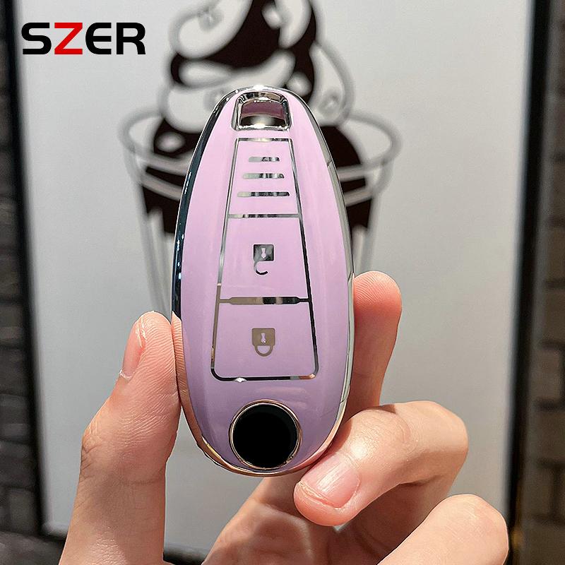 New TPU Car Remote Key Case Cover Shell For Suzuki Baleno Ertiga Ciaz Ignis Kizashi Swift SX4 S-cross Vitars Fob Bag Accessories