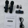 K9 Lavalier Wireless Microphone Duo for Mobile Streaming & Smart Noise Cancelling Audio Recording