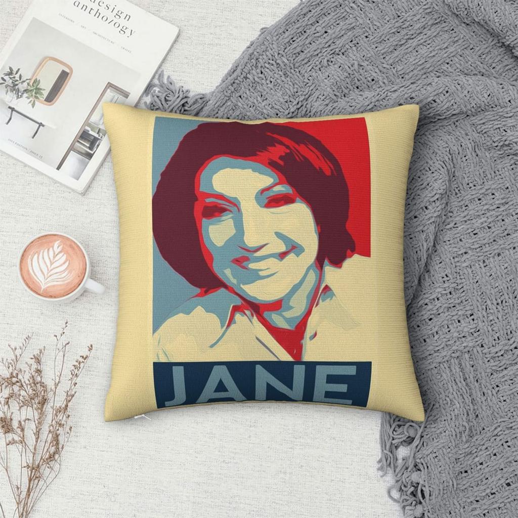 Jane Mcdonald Square Pillowcase Pillow Cover Cushion Throw Pillow For Home Bedroom Car
