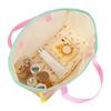 Mesh Beach Bag Foldable Tote Bag Portable Handbag  For Women