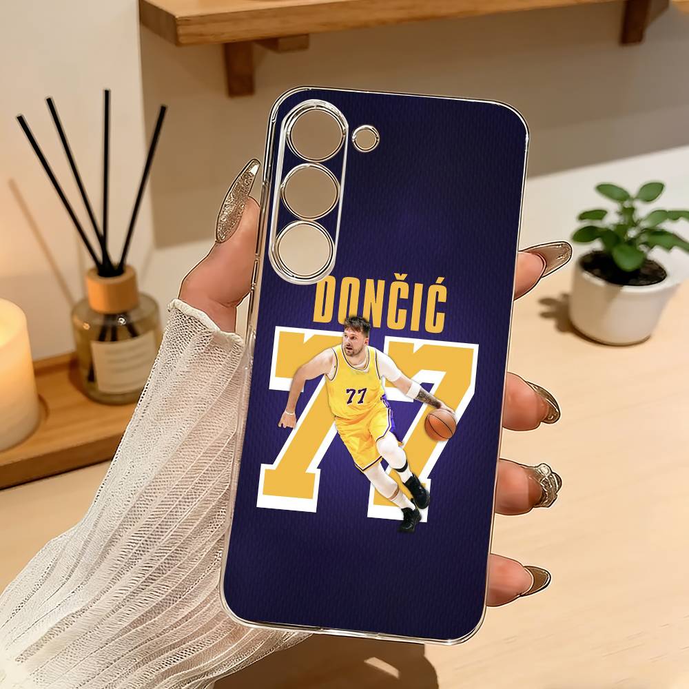 COOL L-Luka Doncic 77 Phone Case For Samsung Galaxy A71,A70,A52,A51,A40,A30 Transparent Cover
