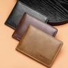 Slim Men Wallet Card Holder 4 Fold Money Clip Driver'S Licence Holder Coin Purse Slim Men'S Wallet For Everyday Use Gift Casual