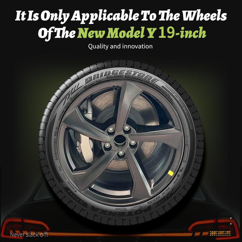 4PCS for New Tesla Model Y 2025-2026 Juniper 19in Turbine Style Hubcap Rim Cover Accessories Hub Cap Automobile Wheel Cap