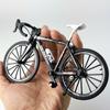 Alloy Bicycle Model 1:10 Simulation Bicycle Curved Road Mini Racing Toy
