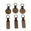 10Pcs Personalized Wooden Keychain Vintage Car Key Accessory Engraving Keyring