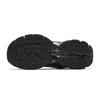 Anta Fashionable Comfortable Shock Absorbing Height Increasing Wear Resistant Low Top Dad Shoes Women Sneaker Black Silver 122618899-1